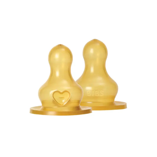Lot de 2 Tétines de Biberon en Latex Débit Moyen - Image 1