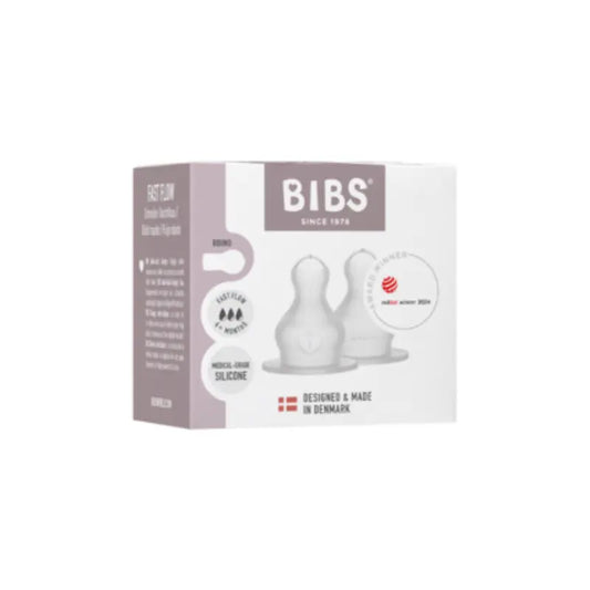 Lot de 2 Tétines Rondes en Silicone pour Biberon – Débit Rapide - Image 3