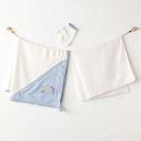 Lot de 3 serviettes en mousseline pour bébé – Dinosaures - Image 1