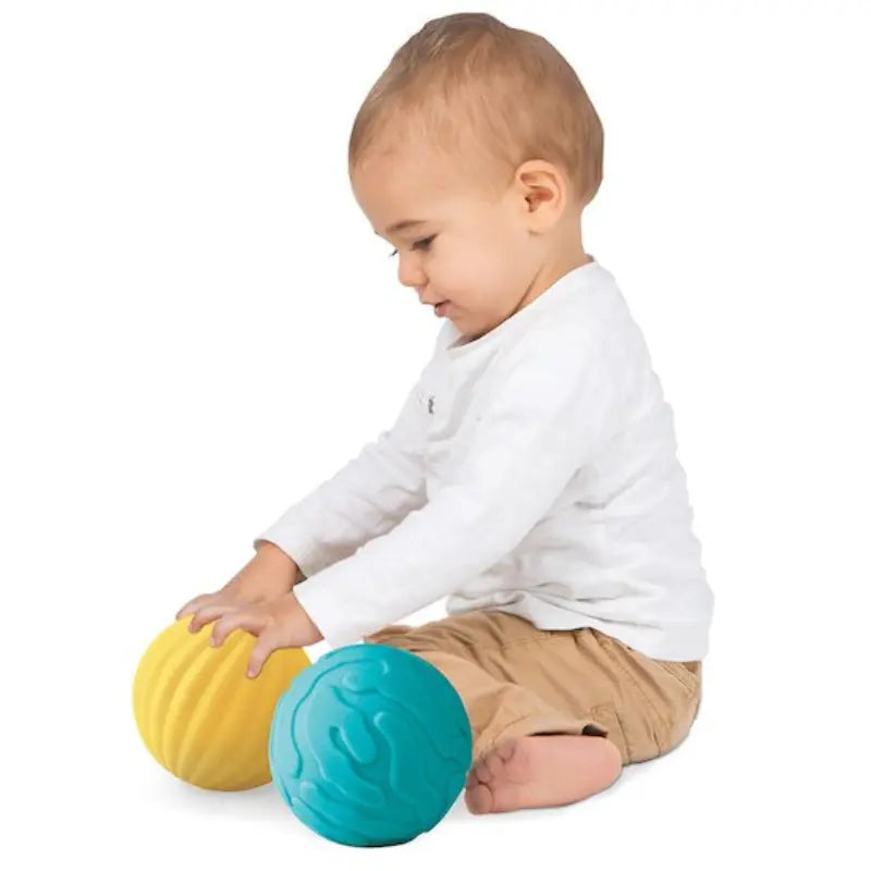 Ludi 3 balles sensorielles Bleues - Image 6