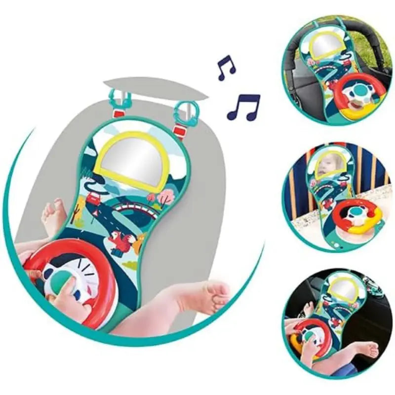 Ludi - Activité Voiture - Volant Sonore Et Lumineux - Image 3
