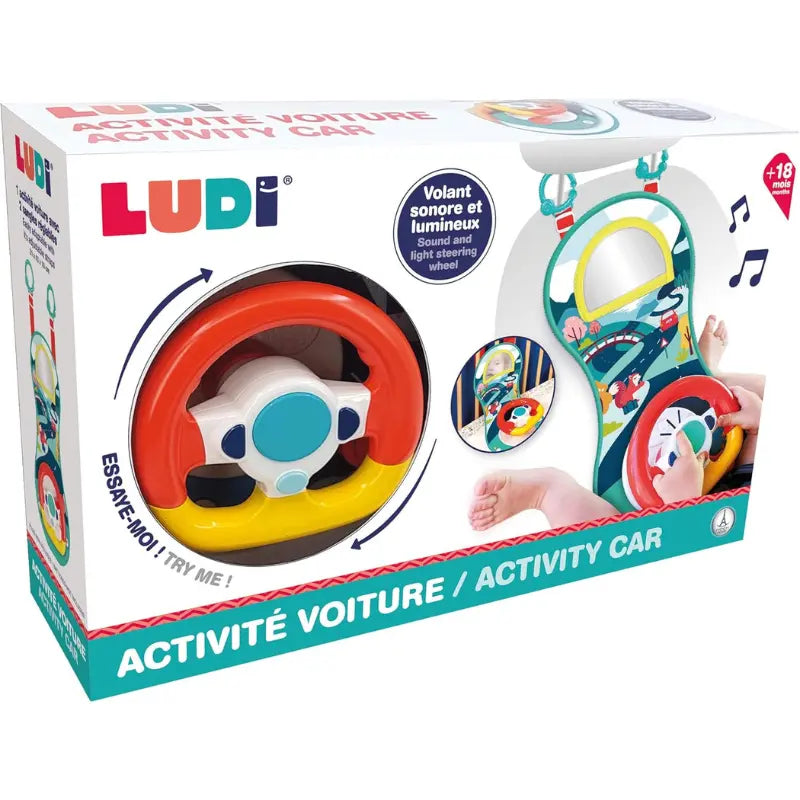 Ludi - Activité Voiture - Volant Sonore Et Lumineux - Image 6