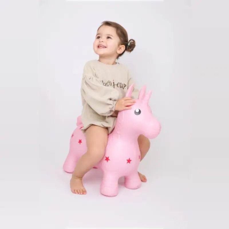 Ludi Ballon sauteur Licorne Rose - Image 2