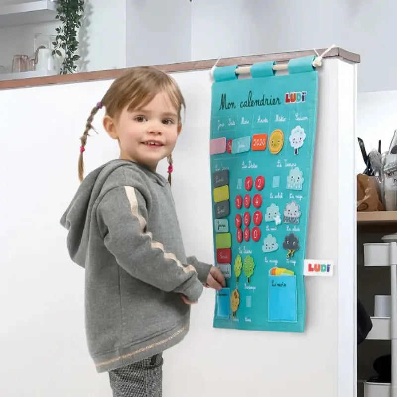 Ludi Calendrier Basic Bleu Jouet Éducatif 3ans+ - Image 2