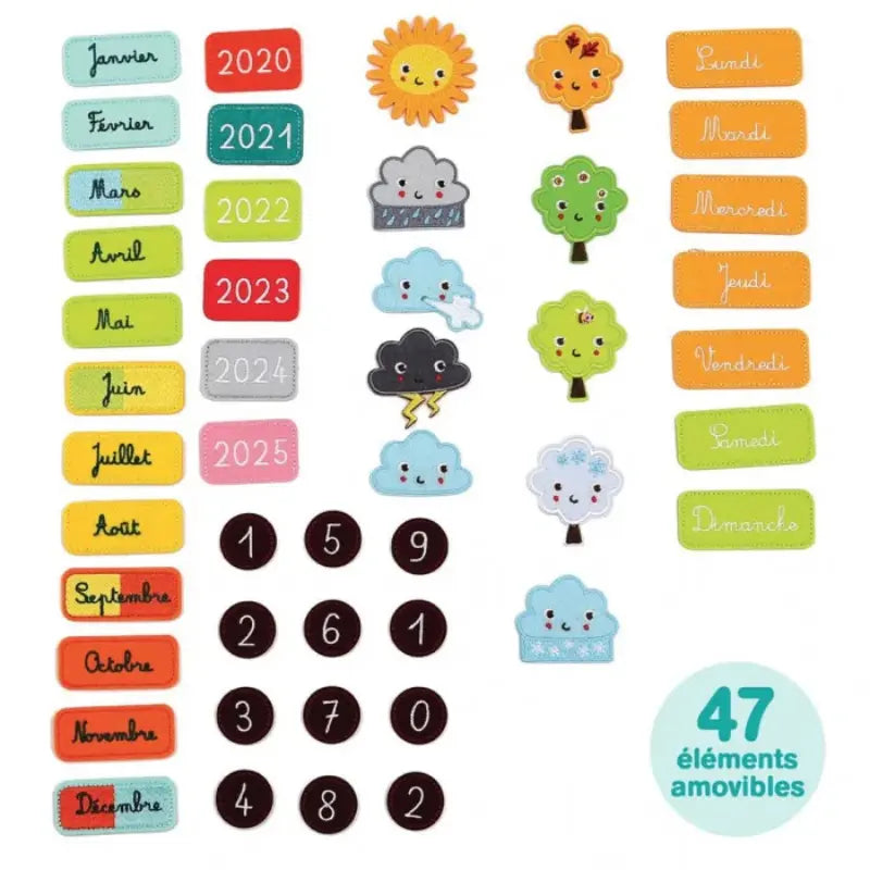 Ludi Calendrier Basic Bleu Jouet Éducatif 3ans+ - Image 5
