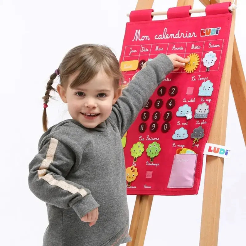 Ludi Calendrier Basic Rose Jouet Éducatif 3ans+ - Image 3