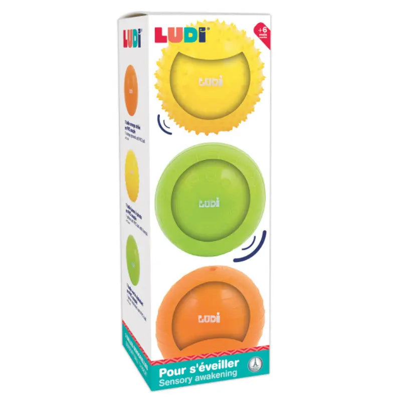 LUDI - Coffret De 3 Petites Balles Sensorielles - Image 2