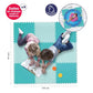Ludi Tapis De Sol XXL Bicolore 145x145cm - Bleu - Image 3
