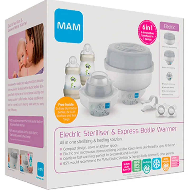 MAM 6in1 Express Electric Sterilizer - Bottle Warmer - Image 1
