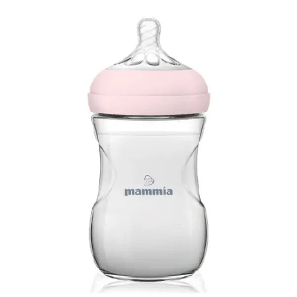 Mammia Biberon Natural Feeling 240ml Rose - Image 1