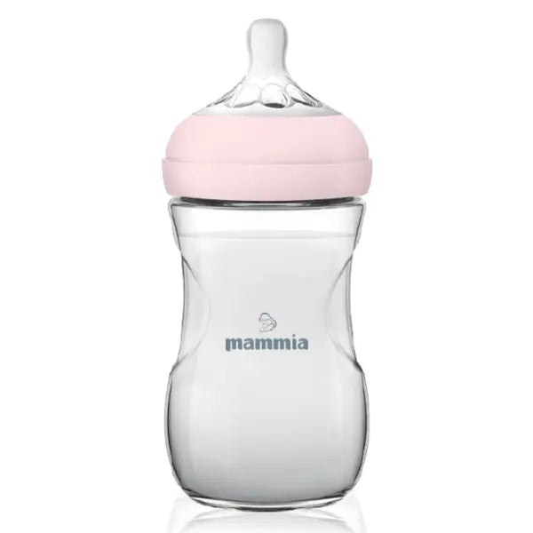 Mammia Biberon Natural Feeling 330ml Rose - Image 1