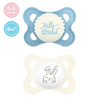 Mammia Sucette Physiologique HAPPY DREAM 6M+ Boîte de 2