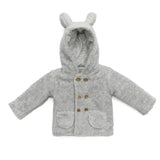 Manteau Bébé AndyWawa Gris en Welsoft – Chaleur et Confort - AC22192 - Image 1