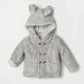 Manteau Bébé AndyWawa Gris en Welsoft – Chaleur et Confort - AC22192 - Image 2