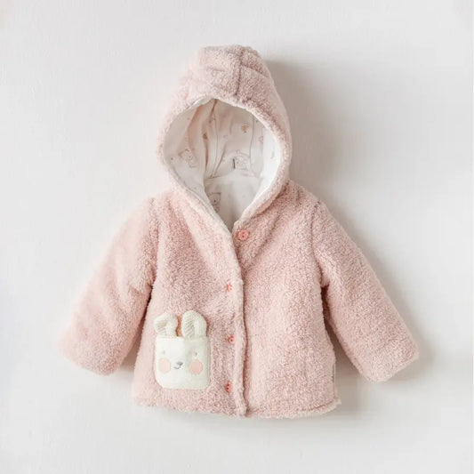 Manteau bébé Andywawa Welsoft Ballerina AC24137 Rose - Image 1