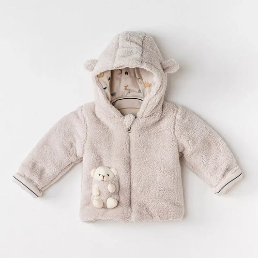 Manteau gris pierre - Image 1