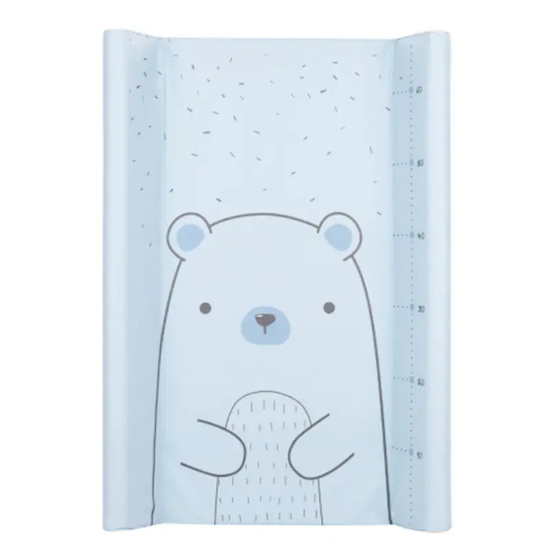 Matelas à langer en PVC souple KIKKABOO Bear with me Blue 70x50cm - Image 1