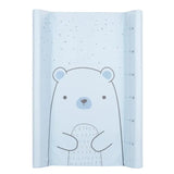 Matelas à langer en PVC souple KIKKABOO Bear with me Blue 70x50cm - Image 1