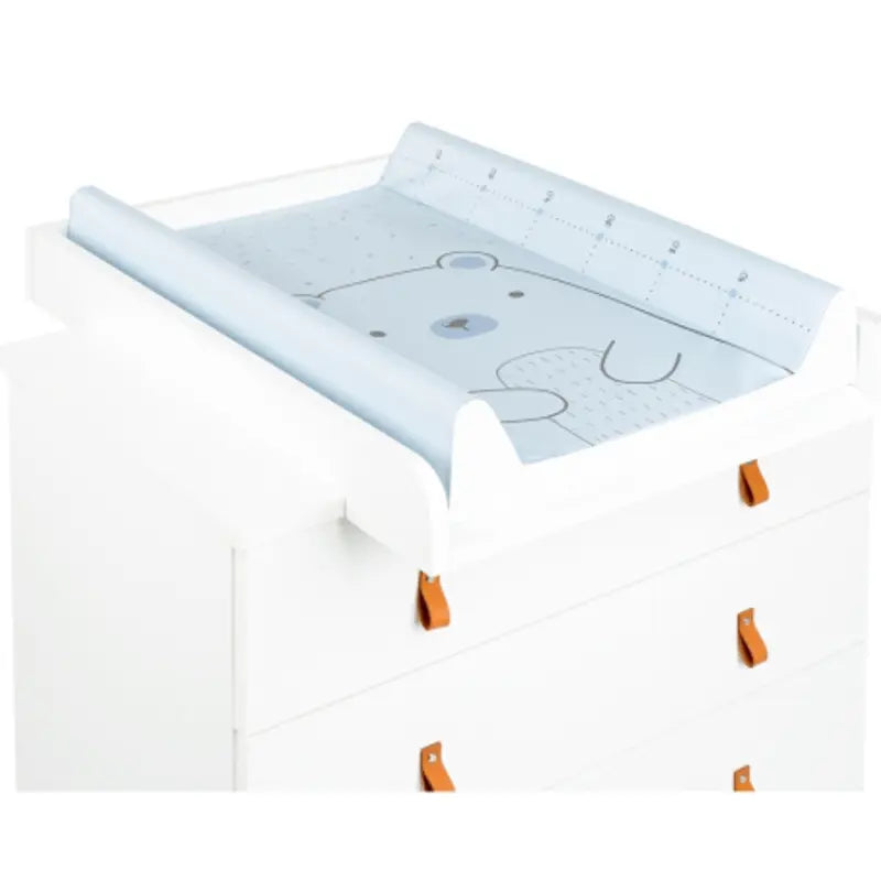 Matelas à langer en PVC souple KIKKABOO Bear with me Blue 70x50cm - Image 2