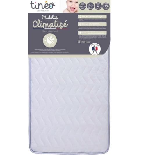 Matelas bébé 60x120cm Climatisé – Tinéo - Image 1