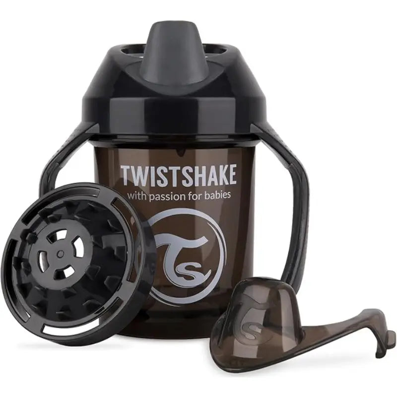 Mini gobelet anti-fuite Twistshake 230 ml - 4M+ - Noir - Image 2