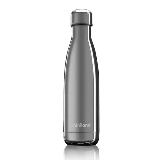 Miniland Bouteille Deluxe 500ml - Silver - Image 1