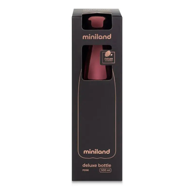 Miniland Bouteille thermos 500ml deluxe rose avec effet chrome - Image 2