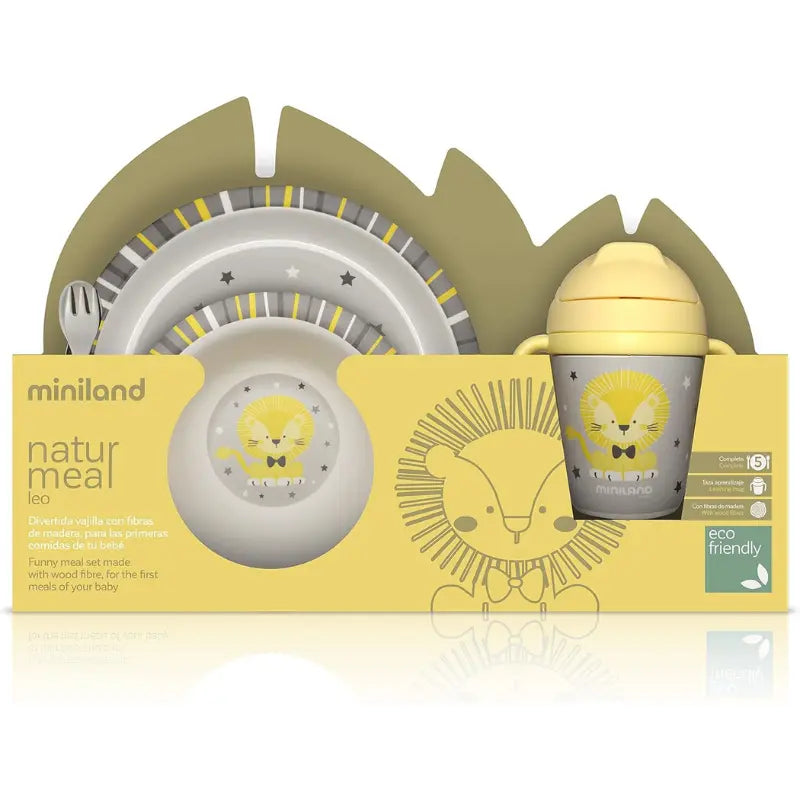 Miniland Coffret de Repas Lion +6M - Image 2