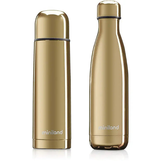 Miniland Thermos DeLuxe Gold 500ml Lot de 2 - Image 1