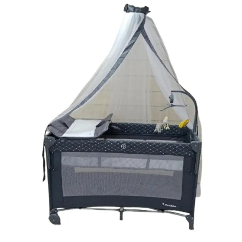 Monbebe Lit Parc Cododo 3 en 1 Gris - Image 2