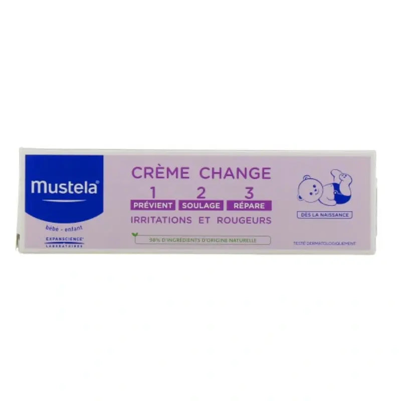 Mustela Crème change 1-2-3 Soin complet de l’épiderme fessier - Image 2
