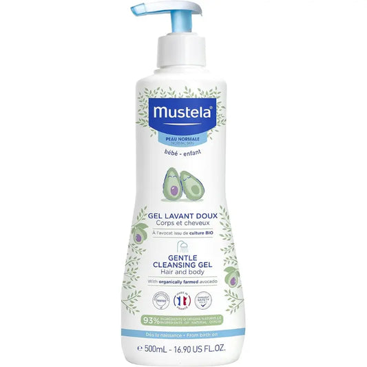 Mustela Gel Lavant Doux Flacon Pompe 500 ml - Image 1