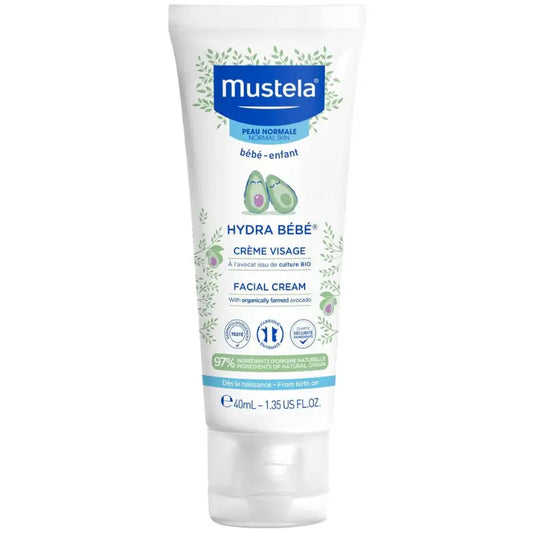 Mustela Hydra Bebe Crème visage dès la naissance 40 ml - Image 1