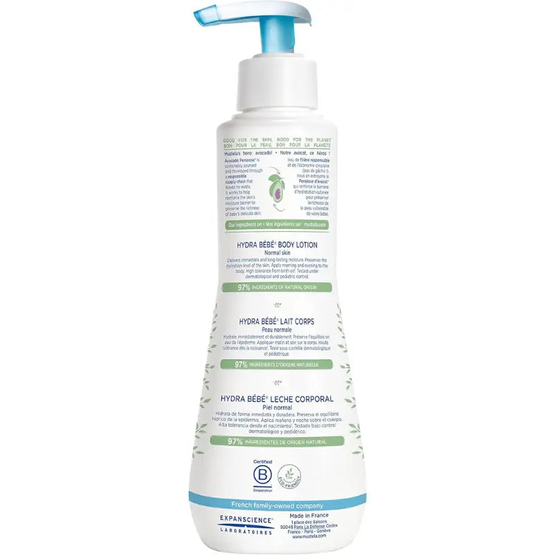 Mustela Hydra Bébé Lait Corps, 300 ml - Image 2
