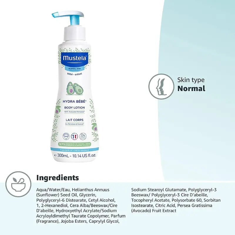 Mustela Hydra Bébé Lait Corps, 300 ml - Image 5
