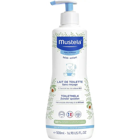 MUSTELA LAIT DE TOILETTE 500 ML SANS RINÇAGE - Image 1