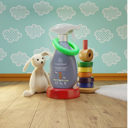 Nettoyant pour jouets et surfaces GREEN MOOD BABY 500 ml - Image 3