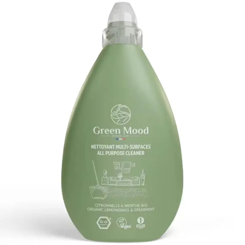 Nettoyant surfaces et sols végétalien 1 000 ml - Green Mood - Image 1