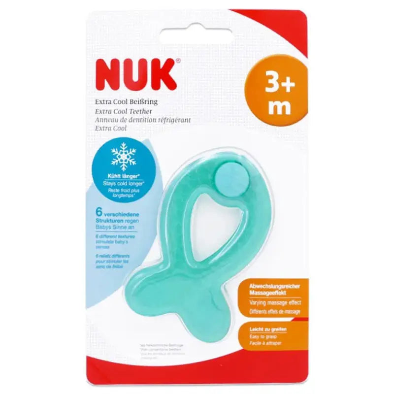 Nuk Anneau de dentition Extra Cool Poisson 3 mois et plus - Image 2