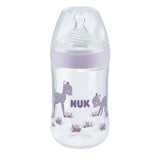 NUK Biberon Nature Sense 260ml – Mauve - Image 1