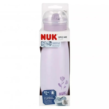 Nuk Mini-Me Flip en acier inoxydable 500ml avec bec verseur 2 en 1