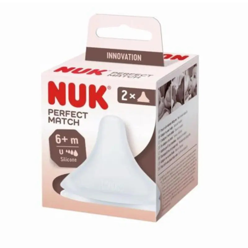 Nuk Perfect Match – Lot de 2 tétines 6 mois+ - Image 2