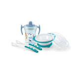 NUK Set Repas 4 pièces bleu 6 mois et plus - Image 1