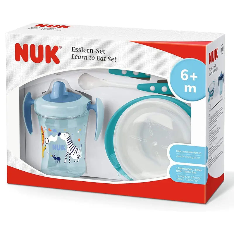 NUK Set Repas 4 pièces bleu 6 mois et plus - Image 2
