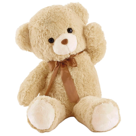 Ours en peluche géant 80 cm – Nounours doux et moelleux couleur camel - Image 1