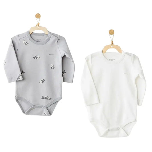 Pack 2 Bodys Bébé Manches Longue AC26036  Andywawa - Image 1