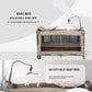 Parc lit cododo Pliable et Portable pour Nouveau-Né T-702L - Gris - Image 6