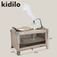 Parc lit cododo Pliable et Portable pour Nouveau-Né T-702L - Gris - Image 8