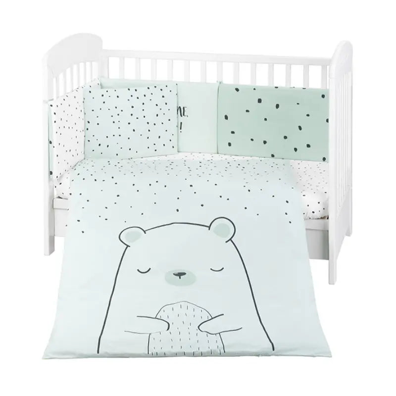 Parure de lit 6pcs 60/120 Bear with me Mint - Image 2