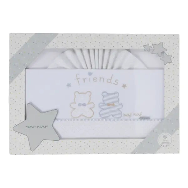 Parure de Lit Bébé NAF NAF Friends Beige - Image 1